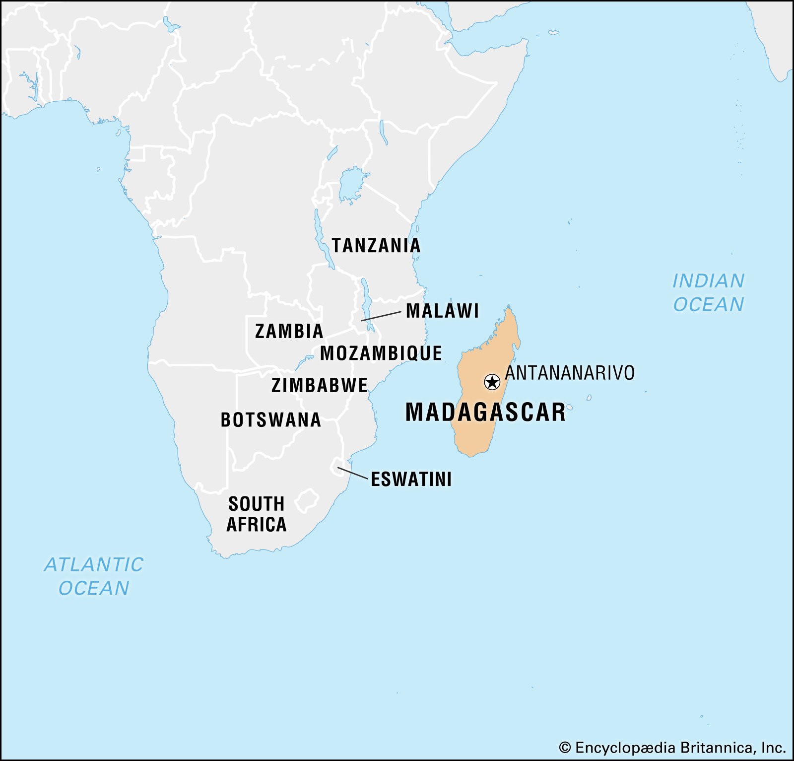 Where is Madagascar?